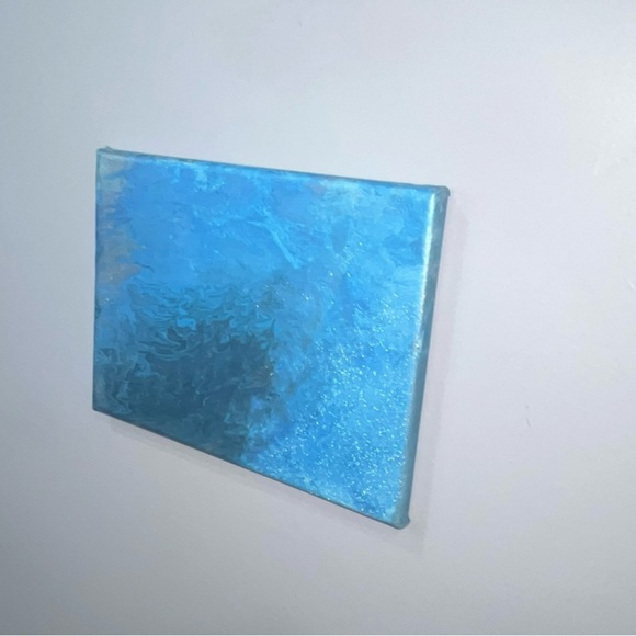 ONE OF A KIND Handmade Abstract on Canvas 8 x 10 Gorgeous Just see photos :) !! - Picture 10 of 13